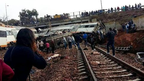 Maroc: début de l’enquête sur le déraillement du train de Bouknadel