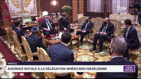 Vidéo. Mohammed VI reçoit au palais royal de Rabat Jared Kushner et Meir Ben Shabbat