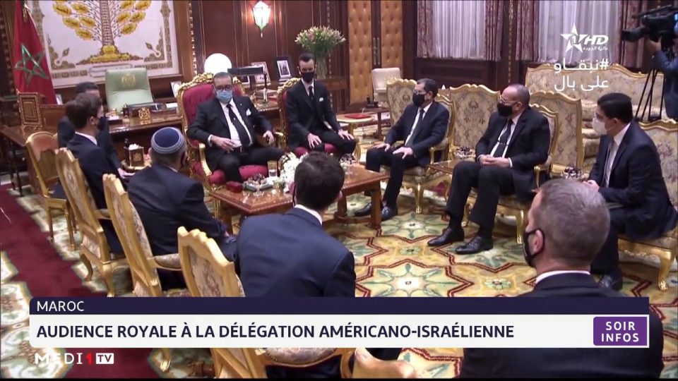 Vidéo. Mohammed VI reçoit au palais royal de Rabat Jared Kushner et Meir Ben Shabbat