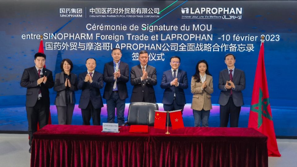 Le géant chinois Sinopharm trouve en Laprophan son partenaire marocain