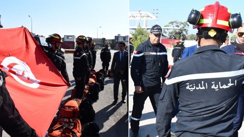 Séisme d’Al Haouz : la protection civile tunisienne déploie des équipes de secours un hôpital de campagne au Maroc